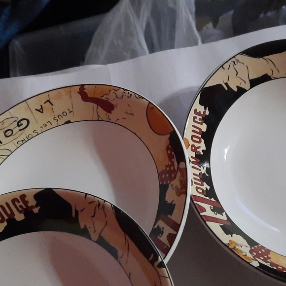 VTG:#8 SangoMoulin Rouge Salad bowl - Picture 8 of 16